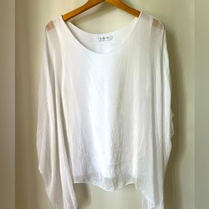 Italian Silk Flowy Top
